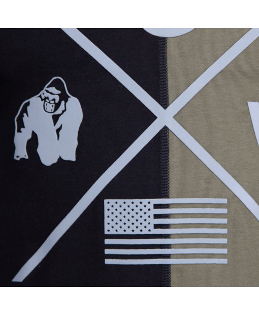 Майка Sterling Stringer Tank Top Black/Army Green