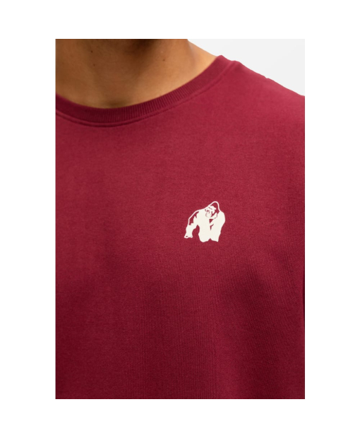 Футболка Bouse Cut Off Burgundy2