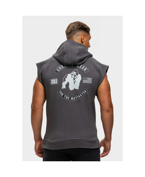 Безрукавка Huntley Sleeveless Hoodie Dark Gray1
