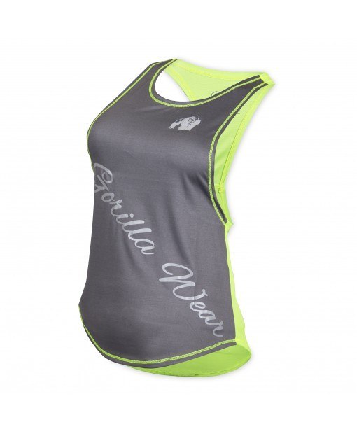 Майка Florida Stringer Tank Top Gray/Neon Lime