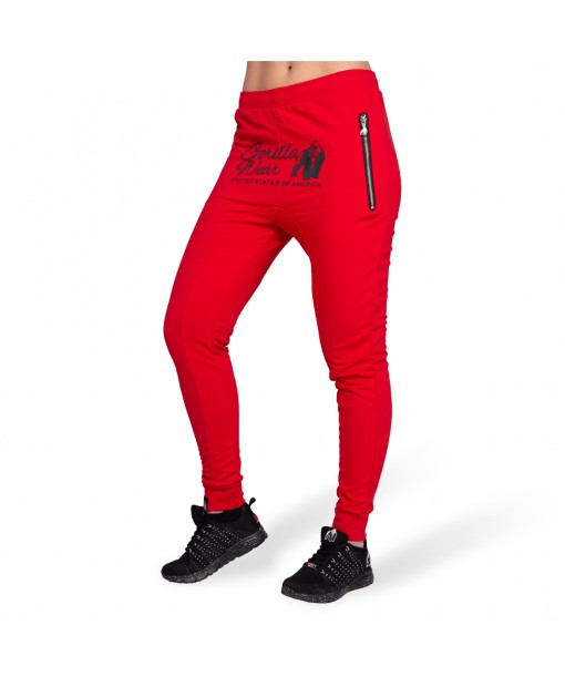 Celina Drop Crotch Joggers Red 