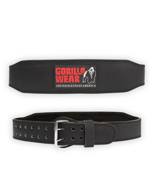 Gorilla Wear 4 Inch Padded Leather Lifting Belt