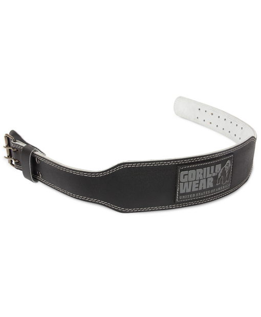 Gorilla Wear 4 Inch Padded Leather Lifting Belt