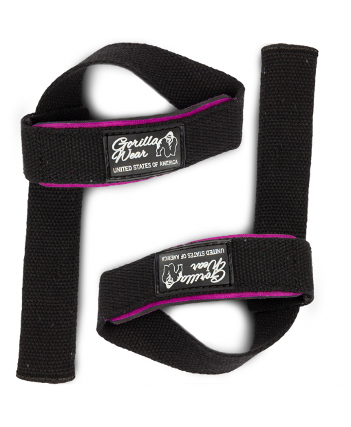 Лямки женские Padded Lifting Straps Black/Purple