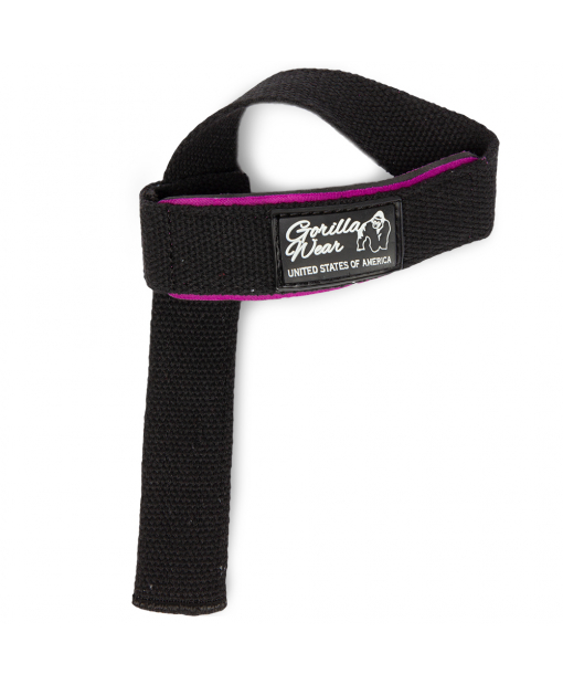 Лямки женские Padded Lifting Straps Black/Purple 2