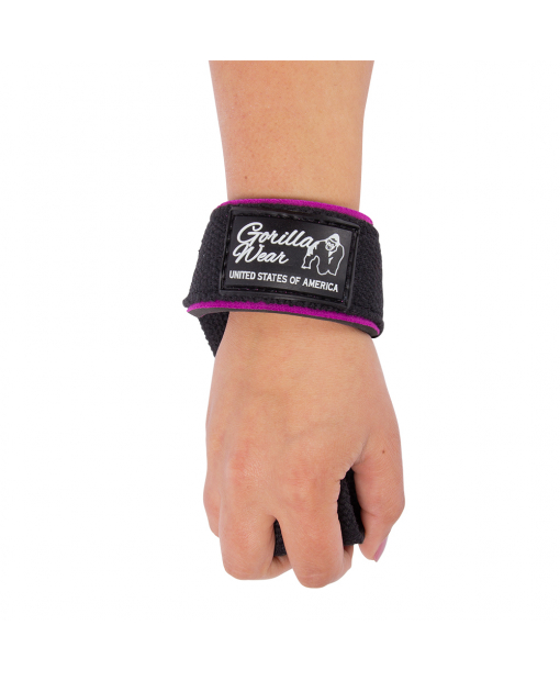 Лямки женские Padded Lifting Straps Black/Purple6