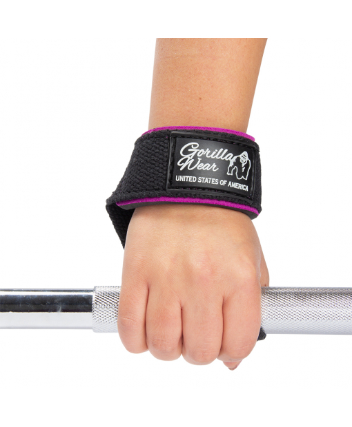 Лямки женские Padded Lifting Straps Black/Purple7