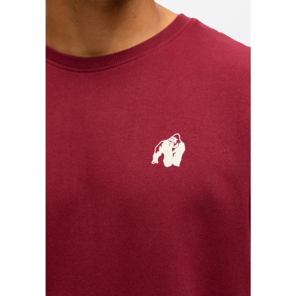 Футболка Bouse Cut Off Burgundy2