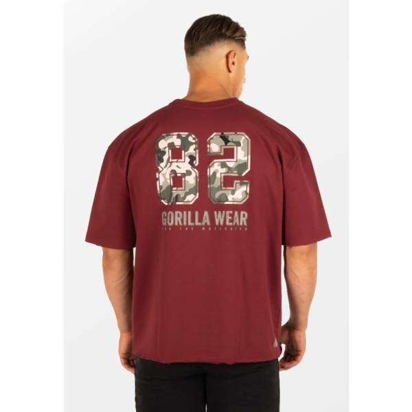 Футболка Callaway Oversized T-Shirt Burgundy