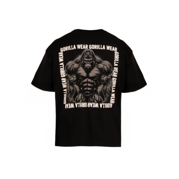 Футболка Philip Oversized T-Shirt Black 3