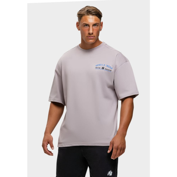 Футболка Macon Oversized T-Shirt Light Gray