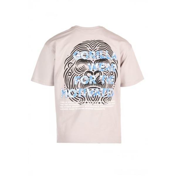 Футболка Macon Oversized T-Shirt Light Gray4