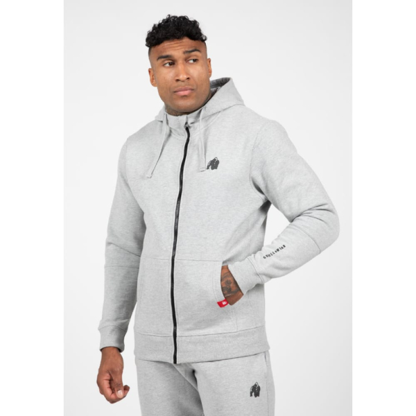 Кофта Leon Zipped Hoodie Gray