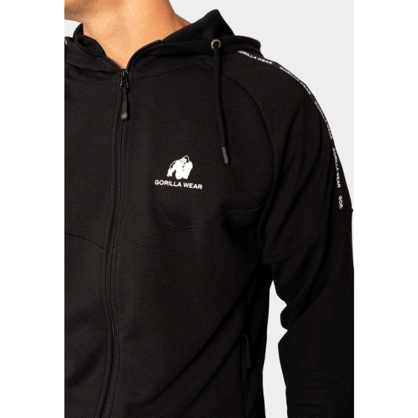 Кофта Harvey Hooded Track Jacket Black2