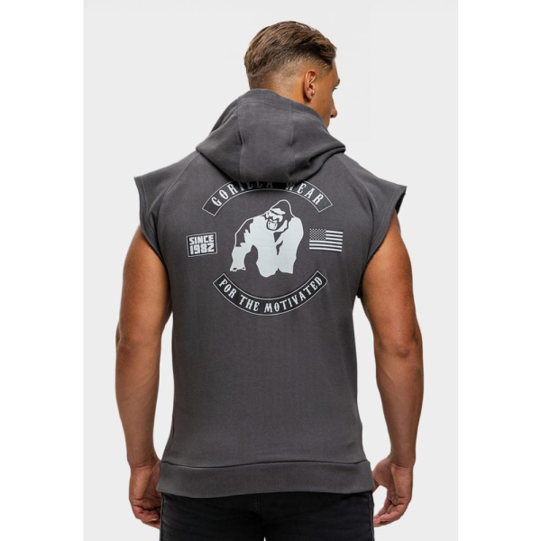 Безрукавка Huntley Sleeveless Hoodie Dark Gray1
