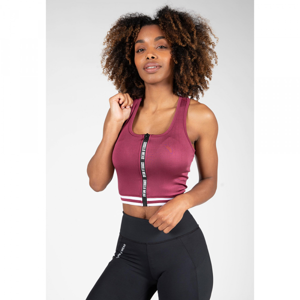 Mesa Zip Front Crop Top