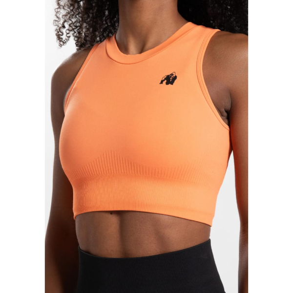 Топ Olivia Seamless Crop Top Peach1