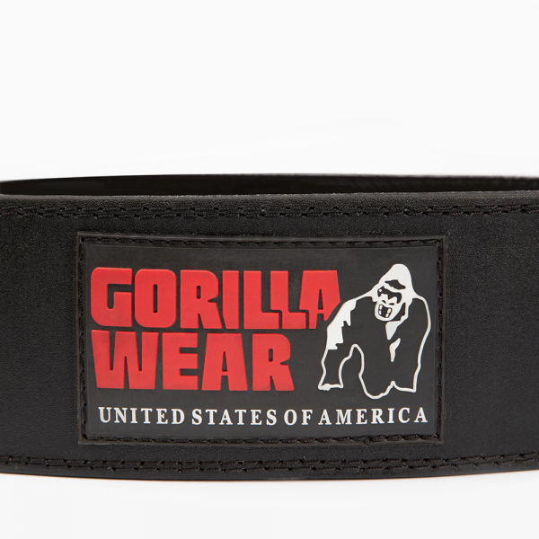 Gorilla Wear 4 Inch Padded Leather Lifting Belt