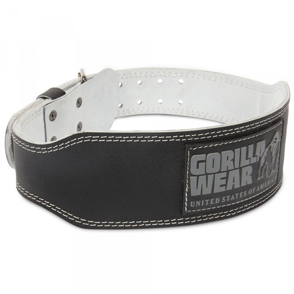 Gorilla Wear 4 Inch Padded Leather Lifting Belt