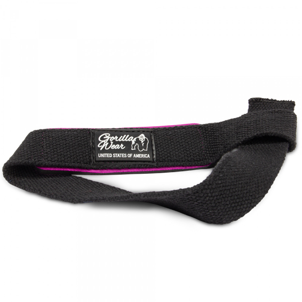 Лямки женские Padded Lifting Straps Black/Purple4