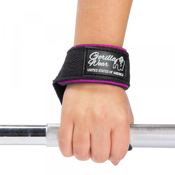 Лямки женские Padded Lifting Straps Black/Purple7