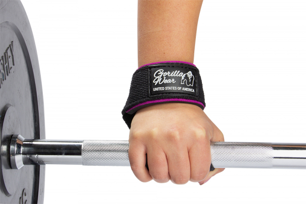 Лямки женские Padded Lifting Straps Black/Purple9