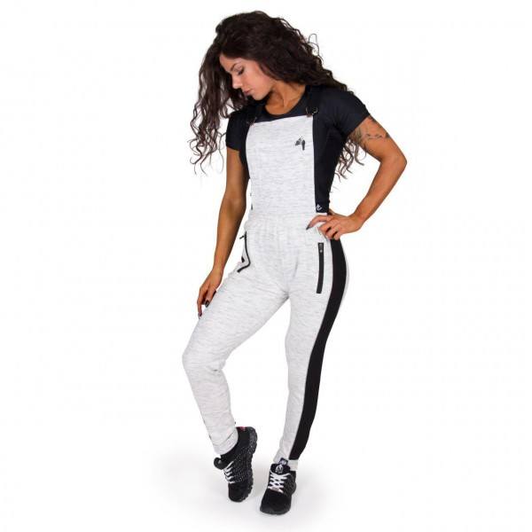 Dolores Dungarees Gray/Black